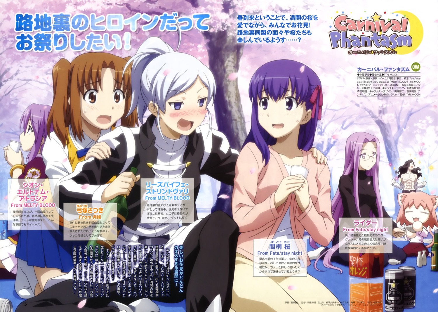 hirose tomohito carnival phantasm fate/stay night melty blood tsukihime matou sakura michael roa hirose tomohito carnival phantasm fate/stay night melty blood tsukihime matou sakura michael roa
